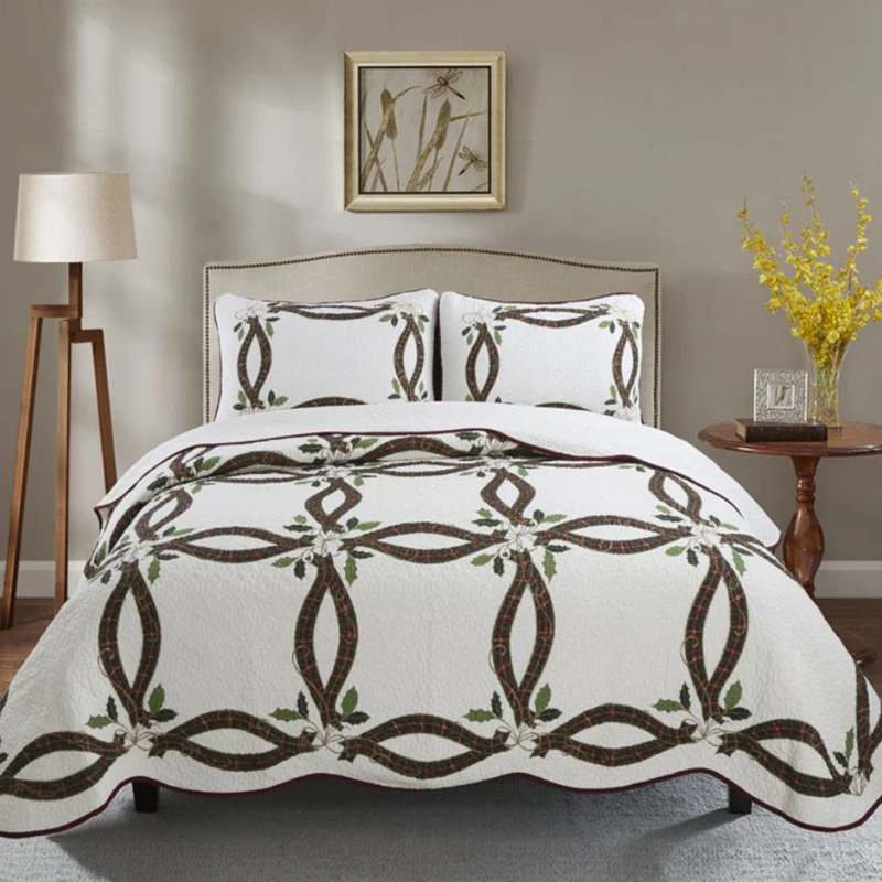 Постельное покрывало/наволочка из ротанга покрывало с двойным кольцом украшение