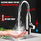 Электрический смеситель для воды, вращающийся на 220 В, с ЖК-дисплеем температуры