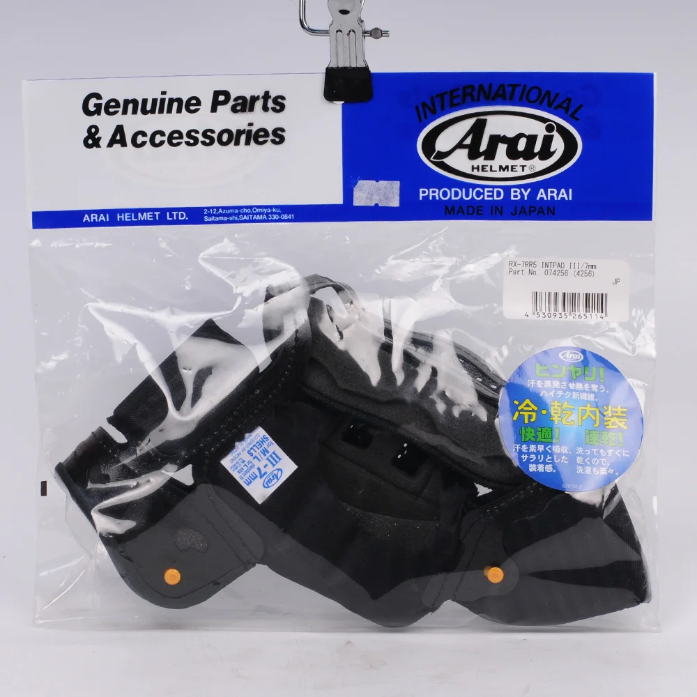 Оригинальный ARAI шлем ремонт части и аксессуары/головной вкладыш/Cheekpad наборы/шеи