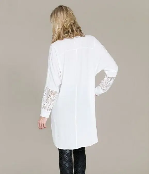 Горячая Распродажа Офисная винтажная Корейская рубашка длинная стильная