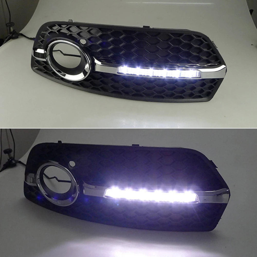 CSCSNL 2 шт. DRL Для Audi Q5 2010 2011 2012 2013 светодиодный Дневной вождения бега светильник день