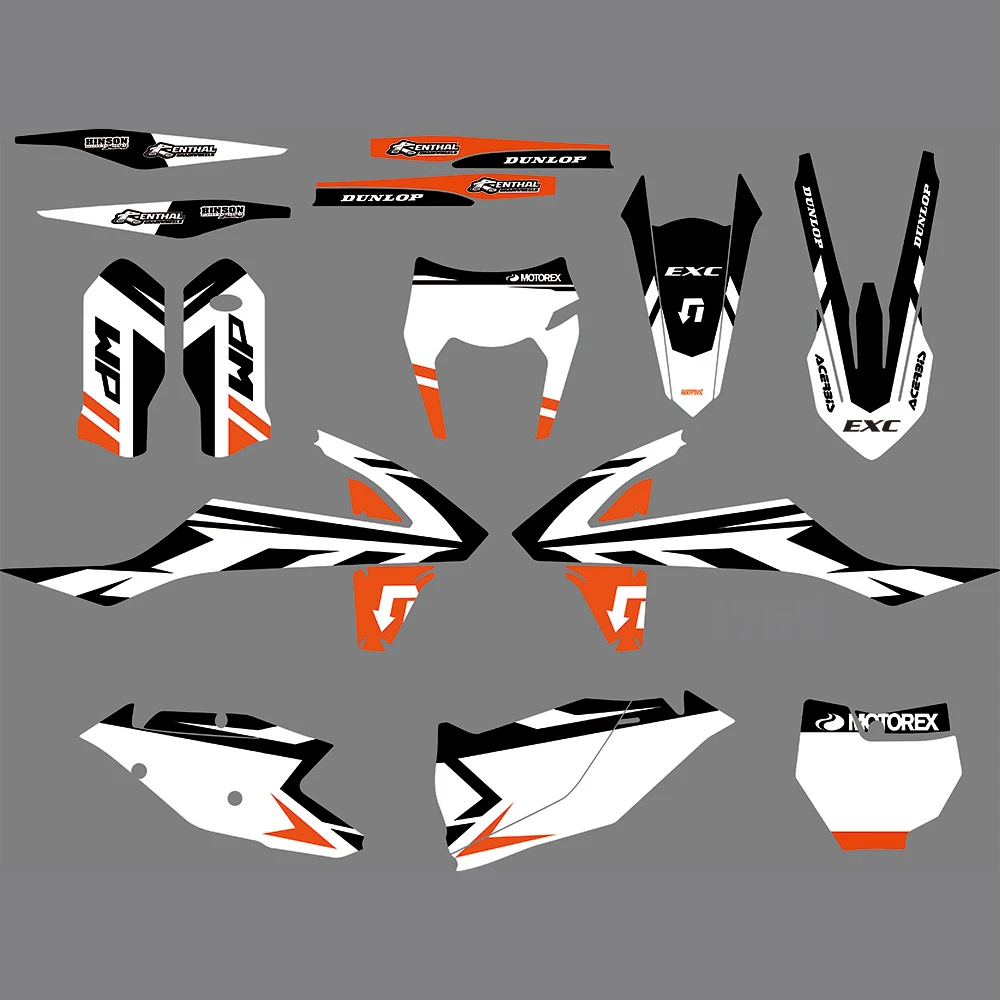 

Наклейка 3M для KTM 125 250 350 450 EXC EXCF XCW 2017 2018 2019 SX SXF XC XCF 2016 2017