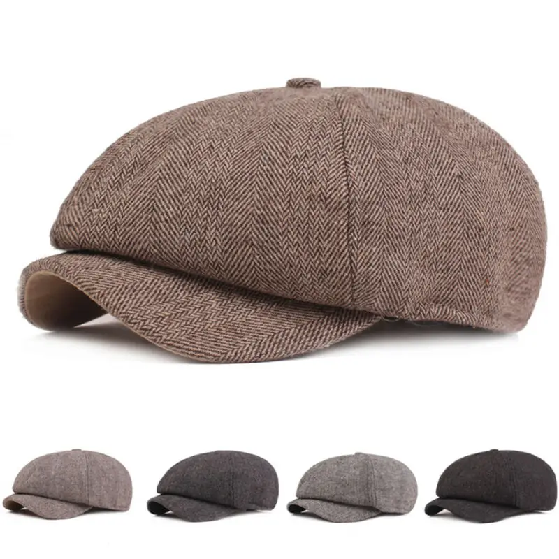 Деловые вечерние шляпы для мужчин и женщин остроконечная Кепка плюща гольфа