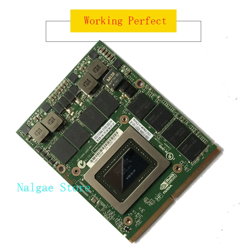 Квадро 3000 м Q3000M N12E-Q1-A1 видео Vga Графическая карта CN-0RDJT7 0RDJT7 MXM для ноутбука HP 8760W 8770W DELL M6600 M15X