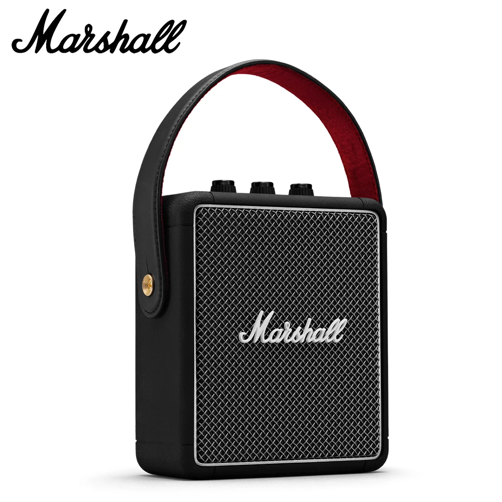 Marshall Stockwell II Portable Bluetooth 5.0 Speaker Wireless Outdoor Travel Speaker IPX4 Waterproof Speaker Deep Bass Subwoofer