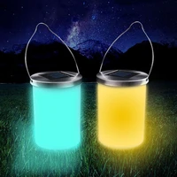 color solar garden led lawn light outdoor waterproof hanging lantern room night light home table lamp decoration