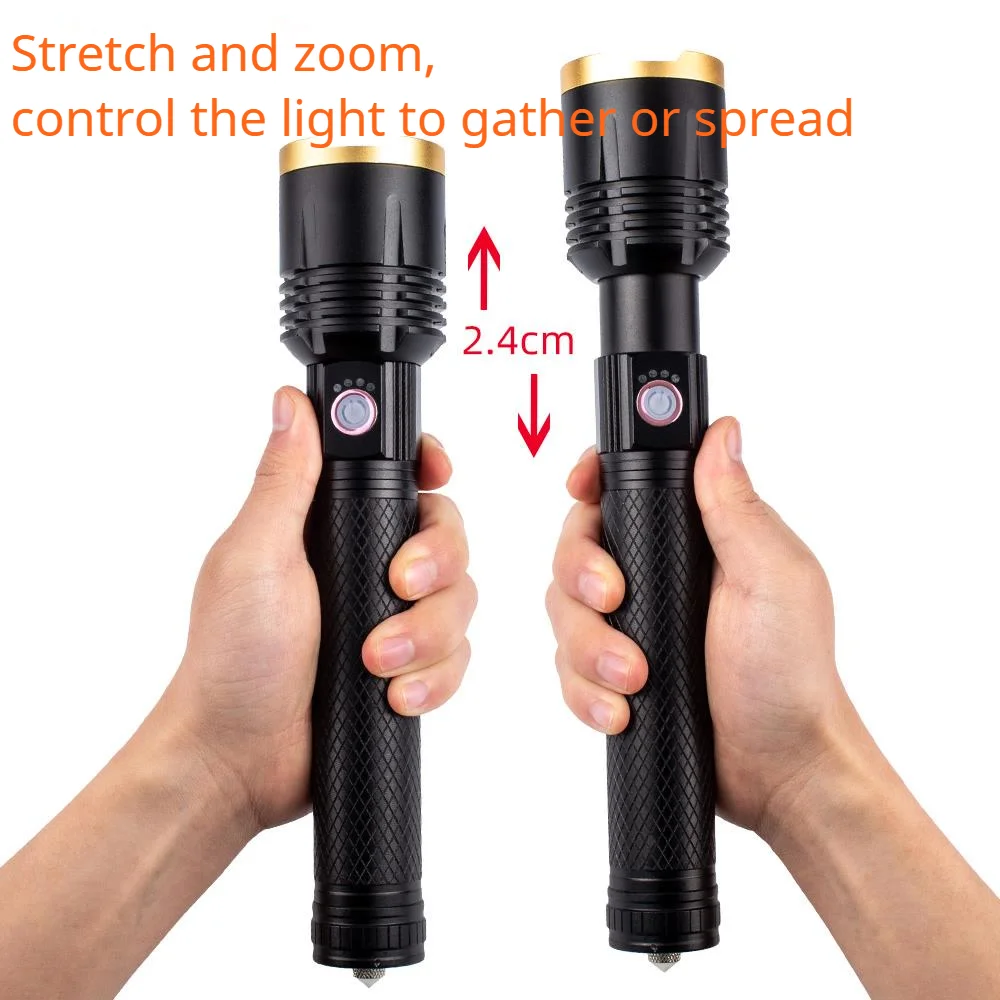 

BIKEART Bicycle flashlight USB charging compact and easy to carry long endurance IPX5 waterproof telescopic zoom 2500 mAh MBT