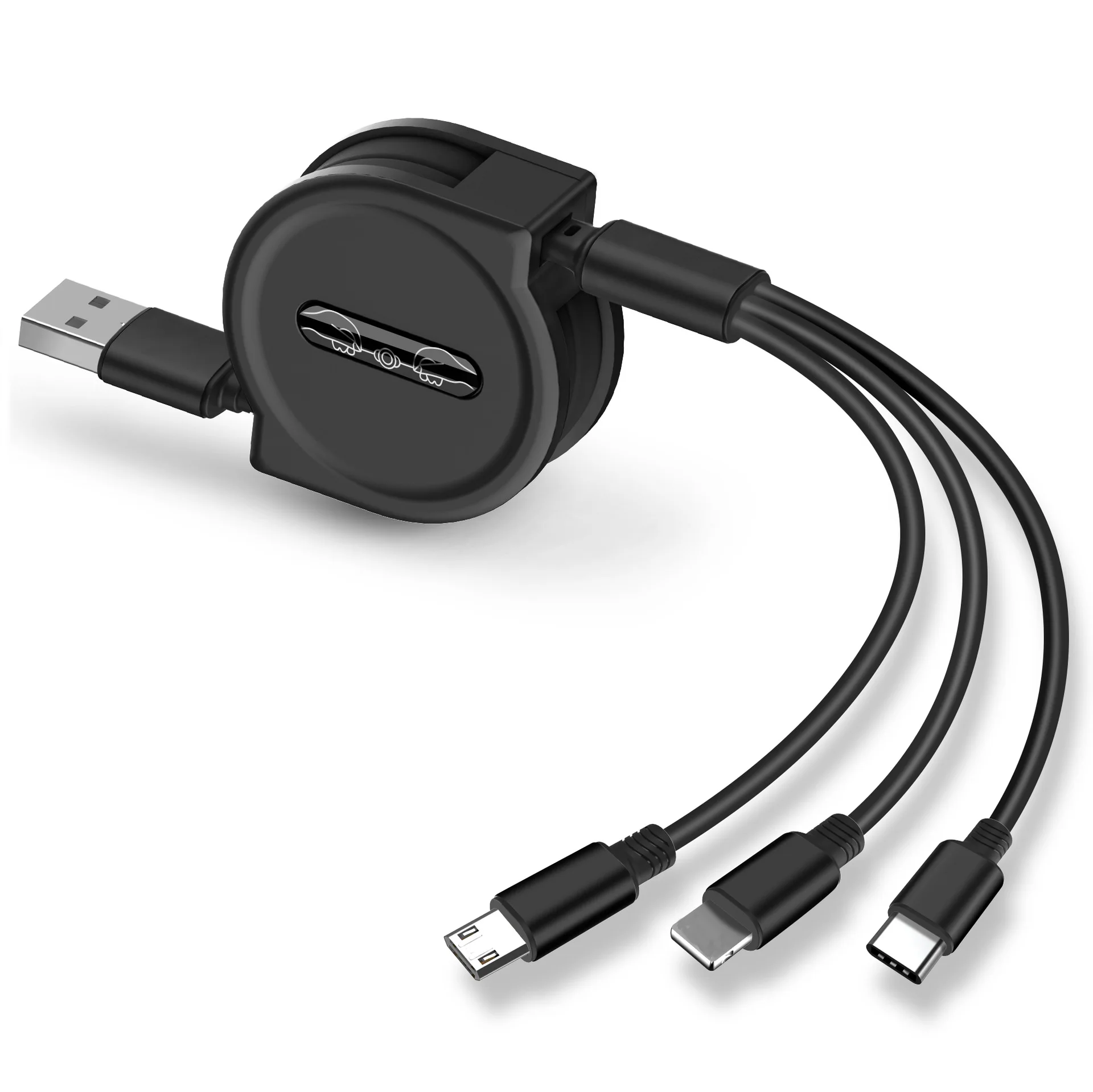 

3 в 1, USB-кабель для iPhone, Samsung, Xiaomi, 120 см