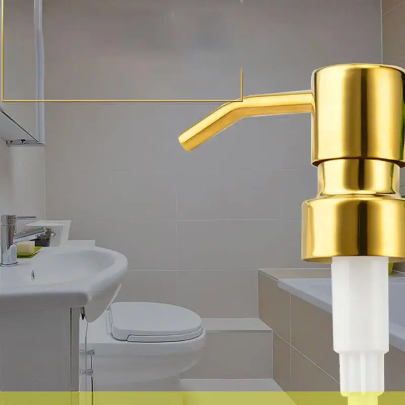 Насос для бутылки из нержавеющей стали розовое золото насадка душа