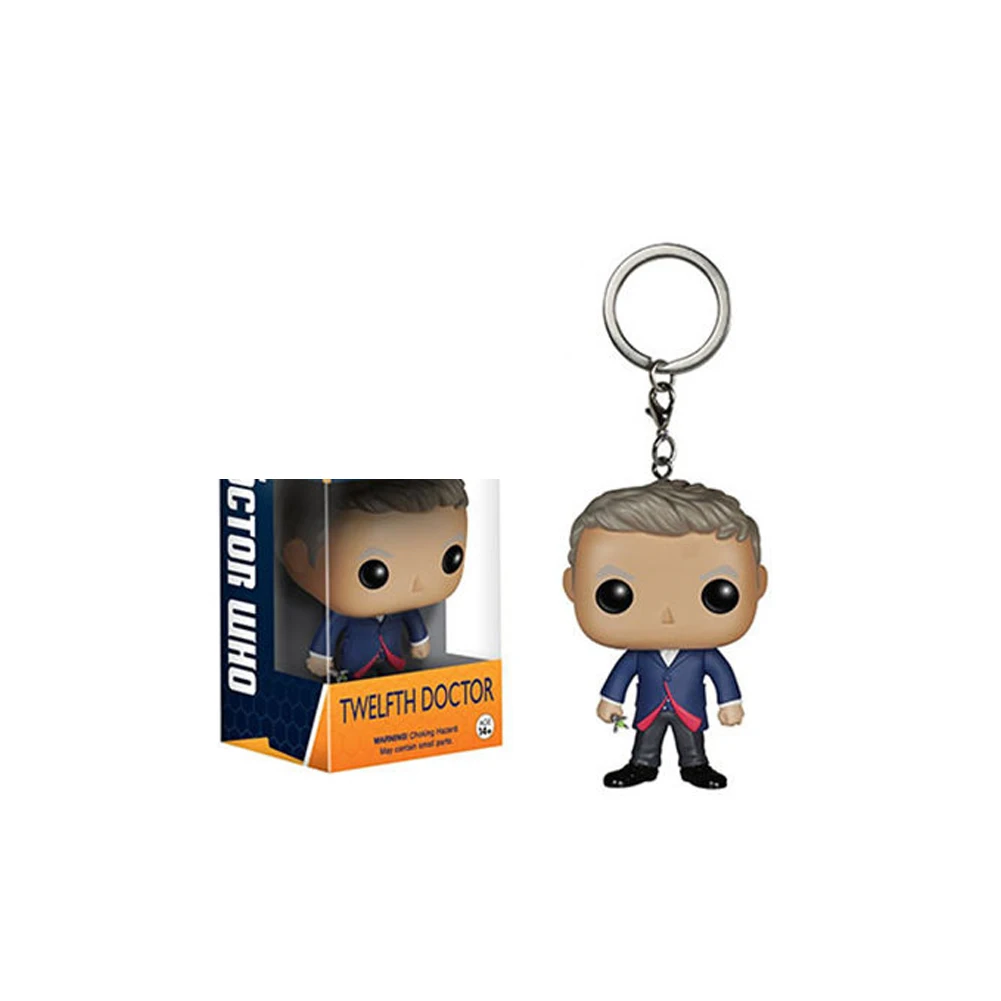 Карманный Брелок с доктором кто и двенадцатью врачами фигурка из коллекции