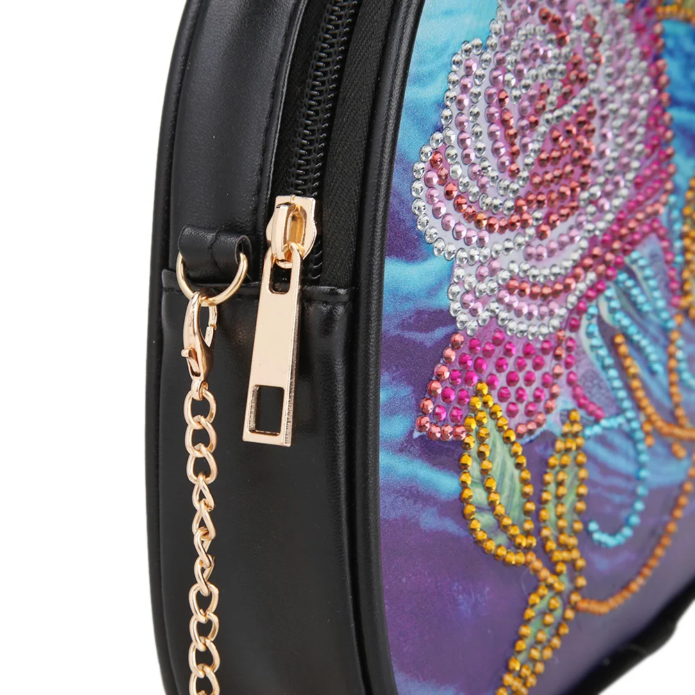 Женская сумка-клатч сделай сам кожаная сумка на плечо с цепочкой и стразами | Дом