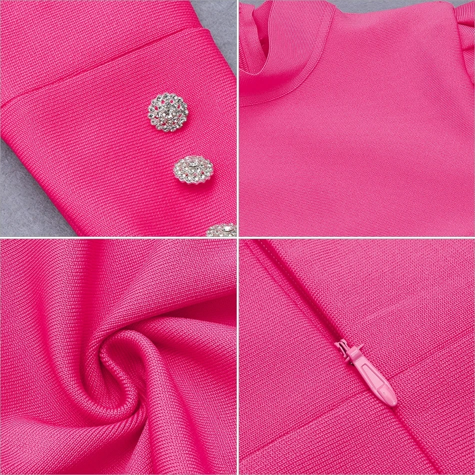 

SLADUO 2021 New Spring Women Sexy Long Sleeve Mini Bandage Dress Turtleneck Bodycon Celebrity EveningClub Runway Party Dresses