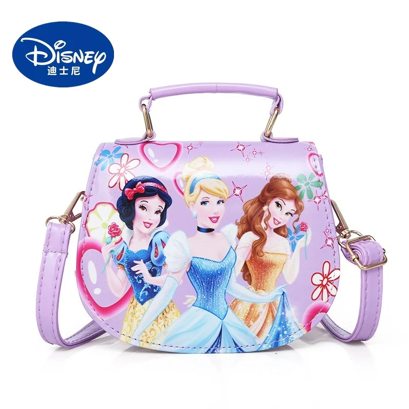 Детская сумка на плечо Disney для принцесс, модный мультяшный диагональный рюкзак для принцессы, сумка-мессенджер для девушек