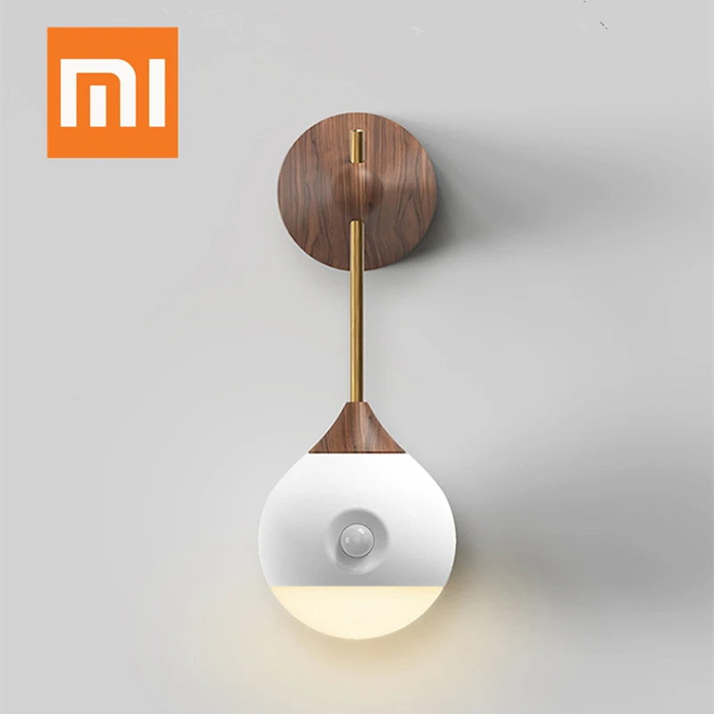 Ночной светильник Xiaomi youpin с умным датчиком портативный инфракрасный