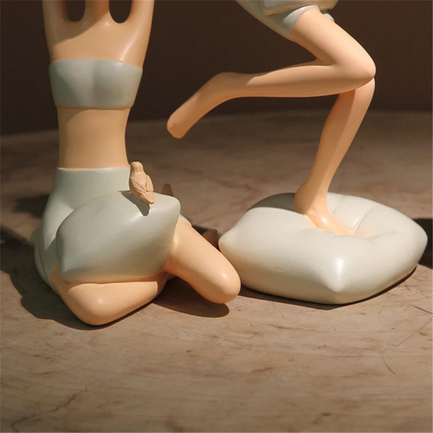 Креативные Статуэтки из смолы миниатюрные украшения для спальни и офиса модные