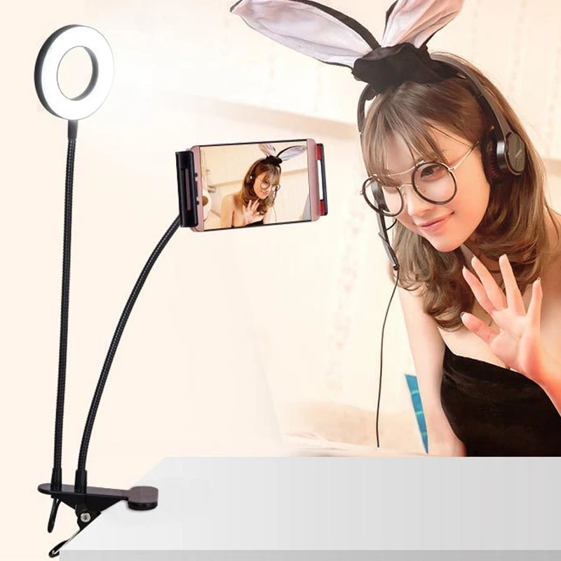 Clip-Type Fill Light Anchor Beauty and Lamp with Clip LED Small desk Computer Desk Office | Электроника
