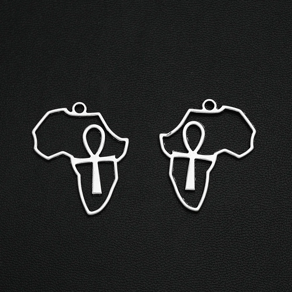Подвески в форме Креста посеребренные 30x25 мм 15 шт./лот | Украшения и аксессуары