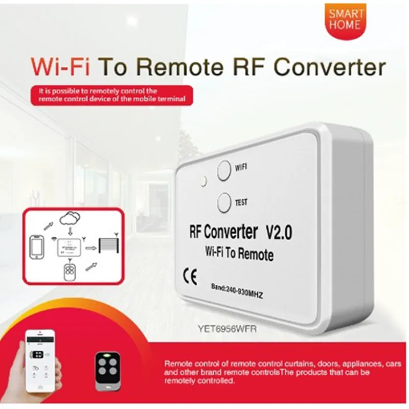 DHL Бесплатная Доставка! 15 шт. YET6955 Wifi реле мастер на дистанционный контрольный