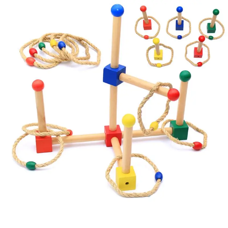 Набор игр в виде кольца-детская игрушка для улицы-легко собирается-Веселая игра