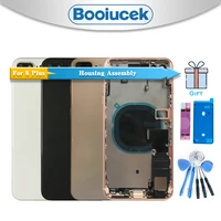 aaa quality for iphone 8 8g or 8 plus with flex cable back housing full assembly battery cover door rear middle frame chassis