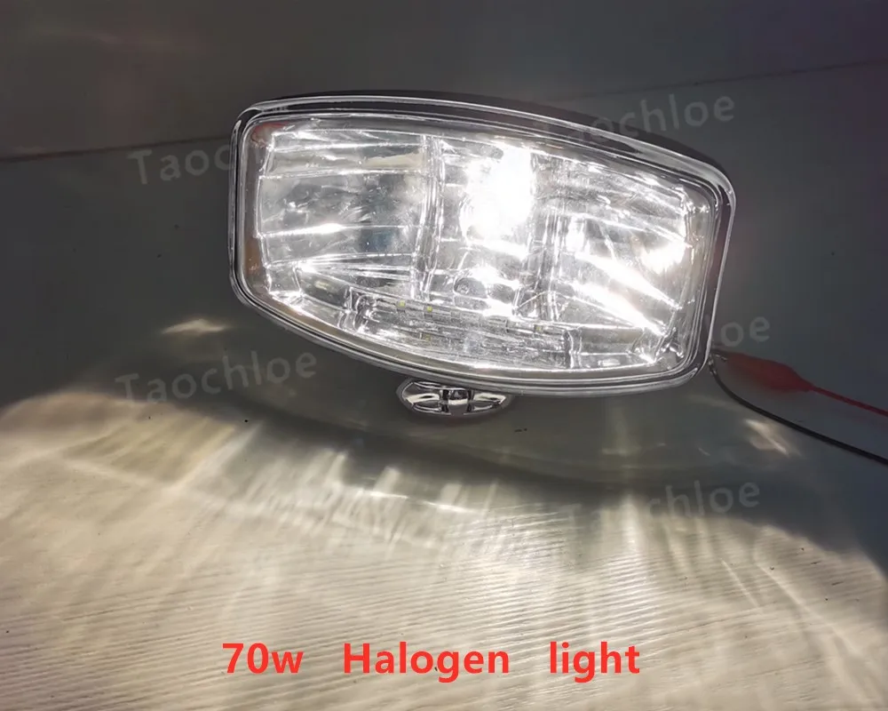 1 шт. 9 дюймов 70 Вт 24 В фара дальнего света со светодиодный ными лампами H7 для Volvo
