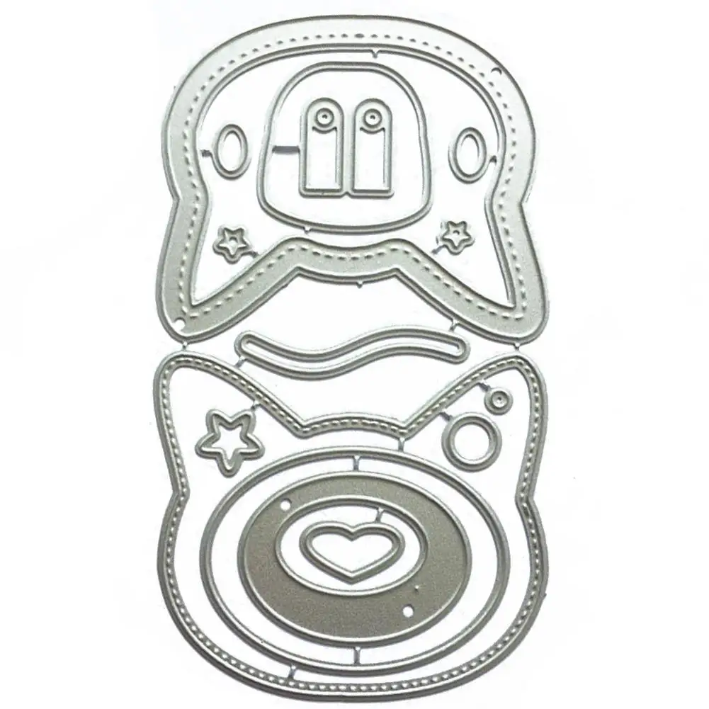 2019 милые металлические трафареты с изображением животных и кошек для сделай сам