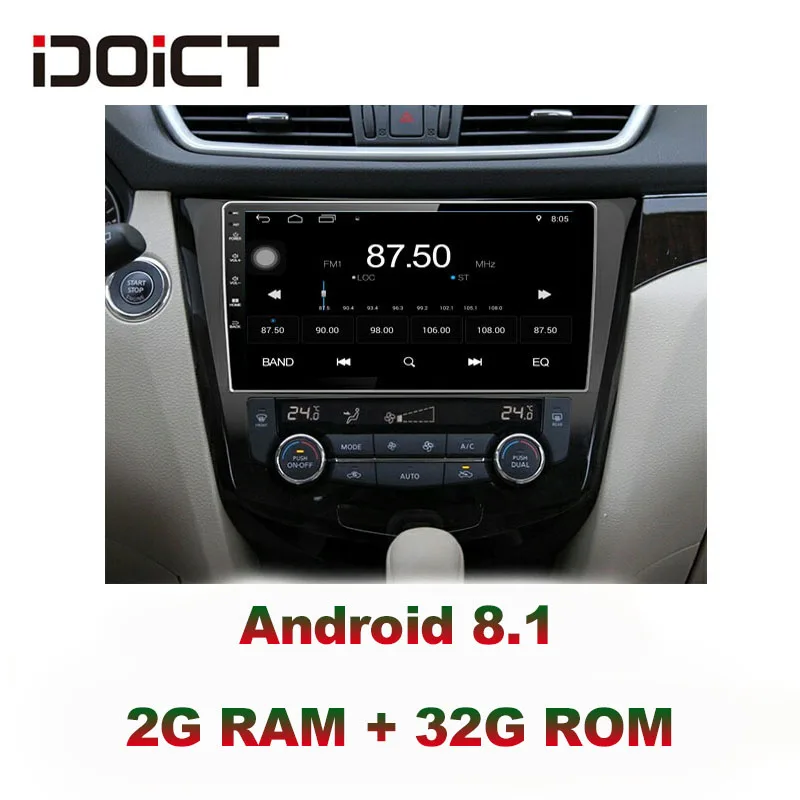 IDOICT Android 8 1 IPS 2G + 32G 8-ядерный автомобильный DVD-плеер GPS-навигация Мультимедиа для