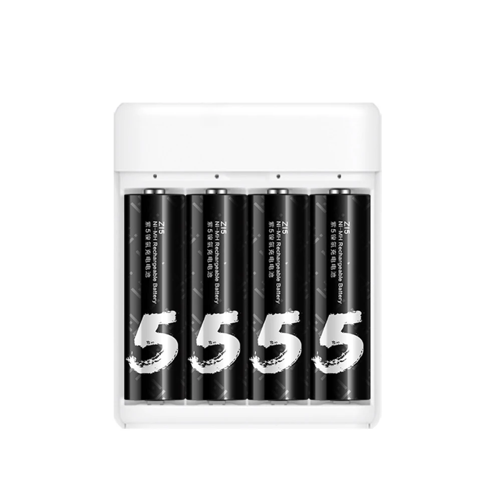 ZMI 4 шт./лот ZI7 ZI5 AAA AA 700mAh 1800mAh 1,2 V перезаряжаемый Ni-MH аккумулятор ZIM power Bank# перезаряжаемый аккумулятор