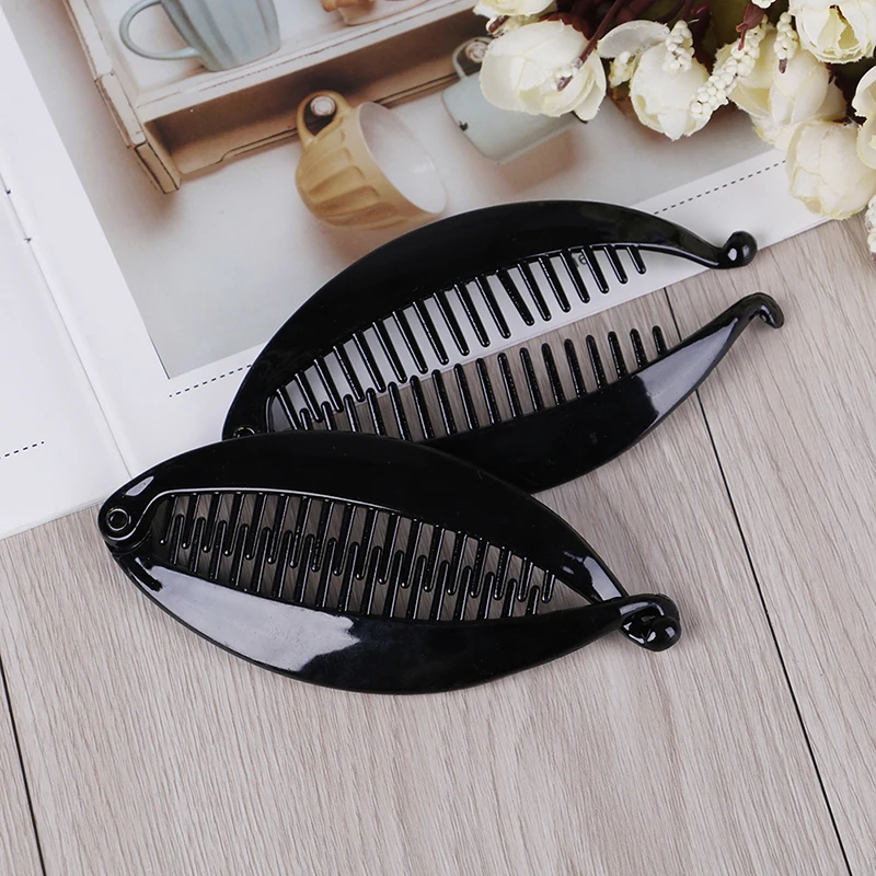 

Black Fish Shape Hair Claw Clips Hair Jewelry Banana Barrettes Hairpins Hair Accessories For Women Clips Clamp DIY Accessories