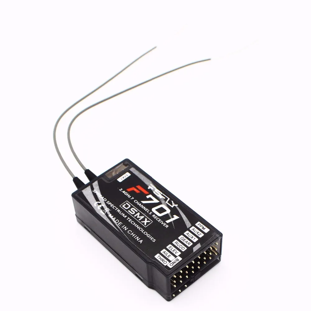 6 PCS/lot 2.4GHz 7CH DSMX DSM2 Spread F701 Receiver for JR Spektrum RC Remote Control System | Электроника