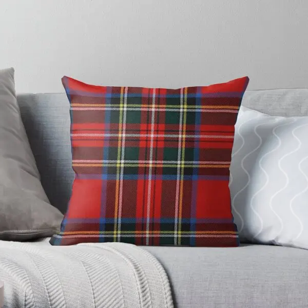 

Stewart Royal Modern Tartan Soft Decorative Throw Pillow Cover for Home Pillows NOT Included