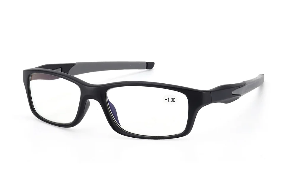 

Sports Anti Blue Light Reading Glasses Designer Ultralight Comfortable Presbyopic Eyeglasses Rubber Non-slip Legs