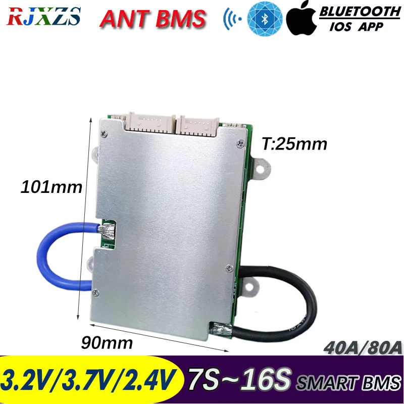 7S до 16S 40A /80A Новый DIY Lifepo4 Li Ion Smart BMS с Android Bluetooth W/программное обеспечение