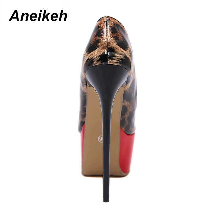 Женские туфли лодочки на платформе Aneikeh новые пикантные высоком каблуке с