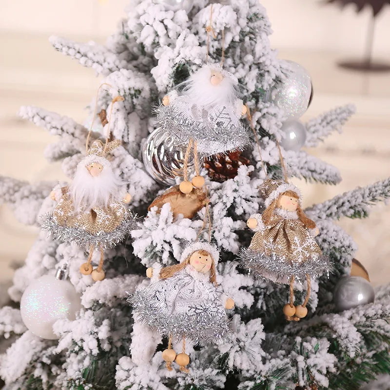 Рождественские елочные украшения куклы-Ангелы Navidad украшения Kerst Natal Декор рождественские украшения для дома год подарок для детей