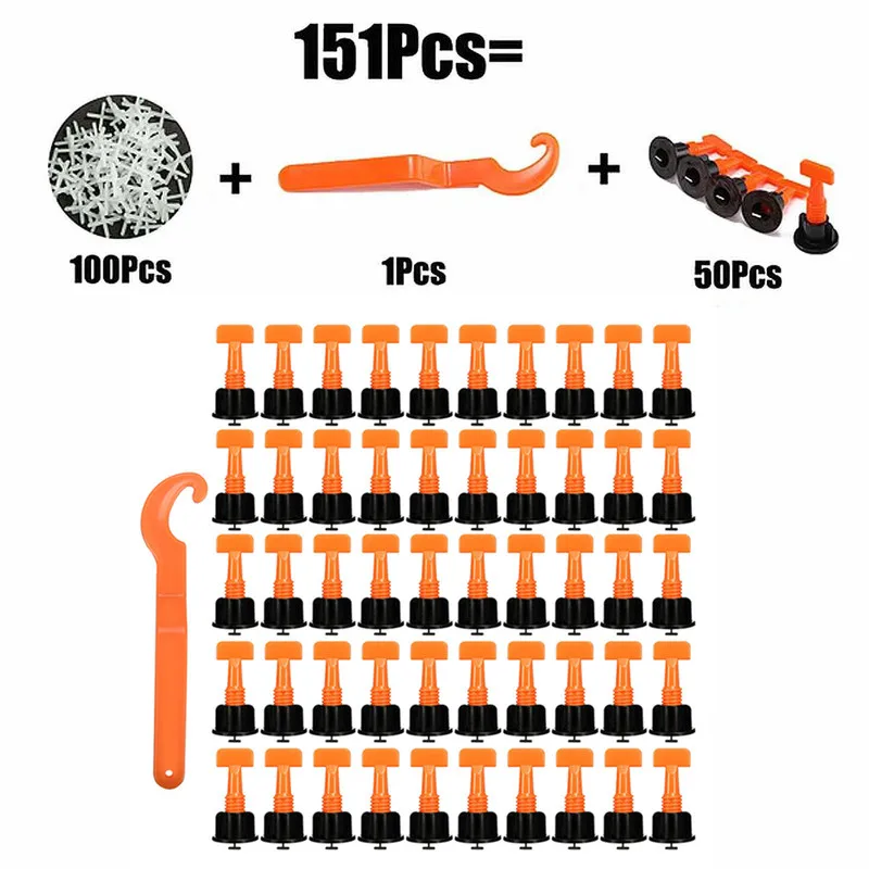 151 шт. T уровня танкетке расшивки для решетки ПВХ обои укладки плитки выравнивания
