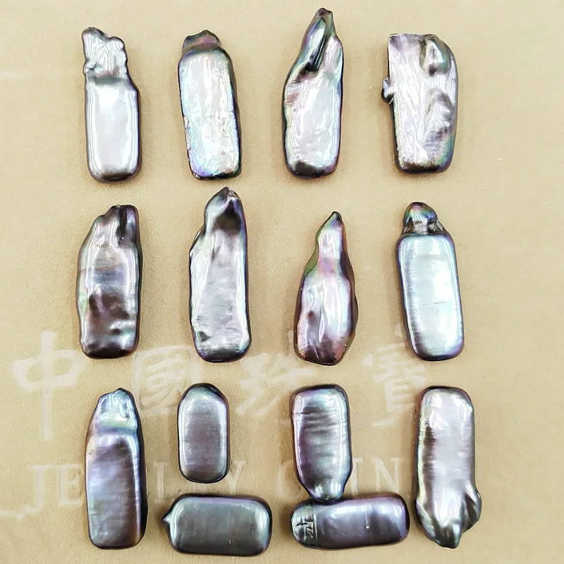 

1pc Natural Freshwater Baroque Rare Purple Pearl Jewelry Making Irregular Strip Loose Bead for DIY Bracelet Necklace Accessories
