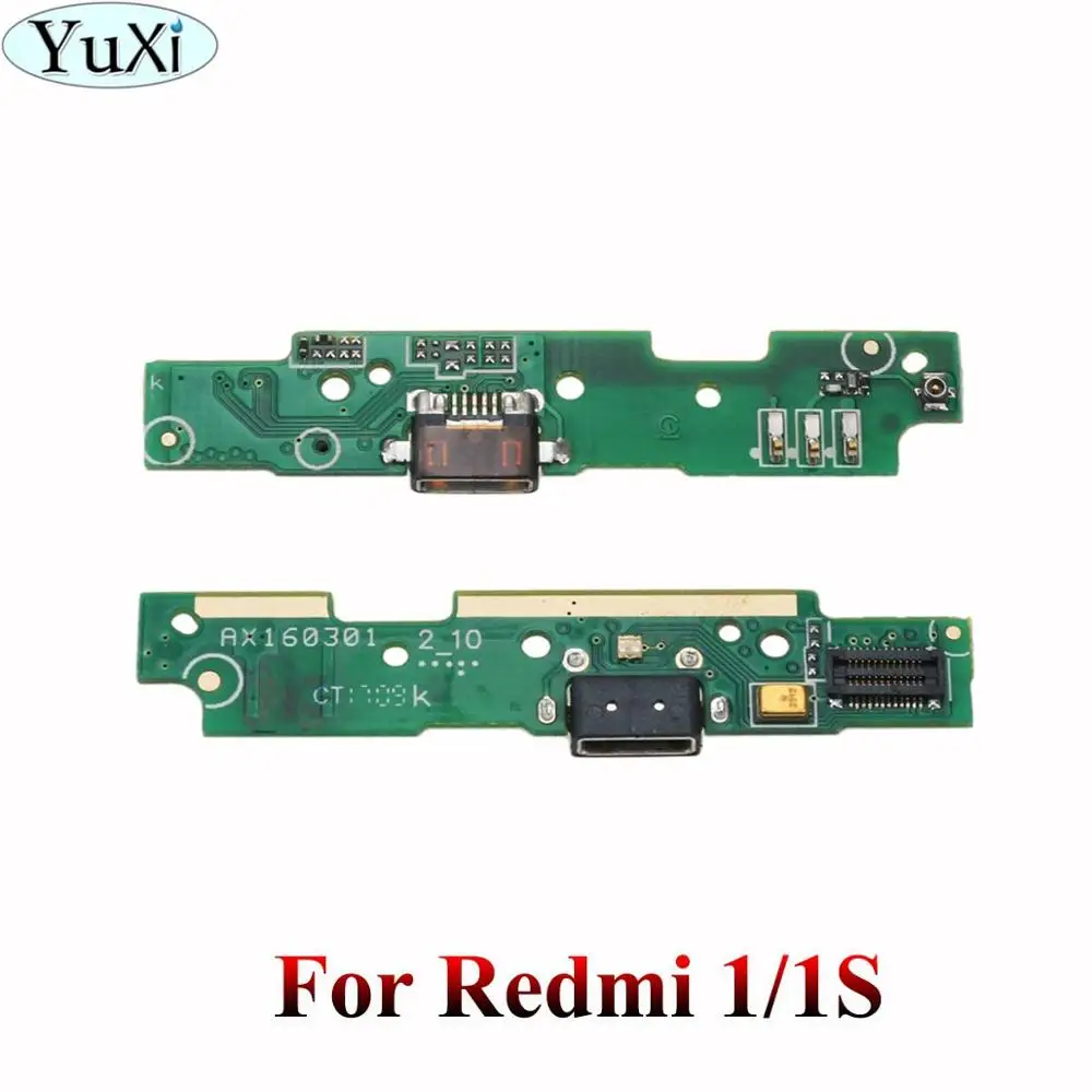 For Redmi 1 1S YuXi usb зарядка Нижняя плата гибкий кабель соединительные детали для Xiaomi Redmi Note 3/4/Note 3/4 Pro/4A/5A/4X/2A/3 S микрофонный модуль - Цвет: For Redmi 1 1S