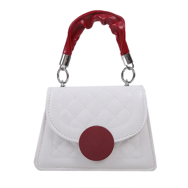 

Tote Bag 2021 Fashion New High Quality Leather Women's Handbag Lingge Chain Shoulder Messenger Bag