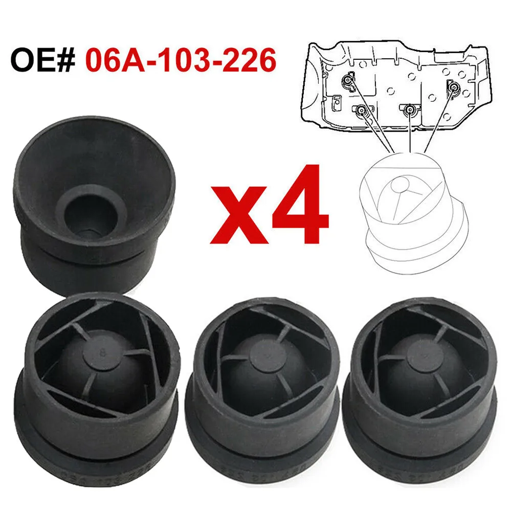 

4pcs Car Mounting Clips Engine Cover Grommet Rubber BUFFER Mounting Clip For Skoda Seat 06A-103-226