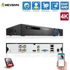 AHCVBIVN металлический корпус 4CH 8MP 4K H.265 + Xmeye 6 в 1 XVI TVI CVI NVR AHD CCTV DVR симуляция видеорегистратора наблюдения