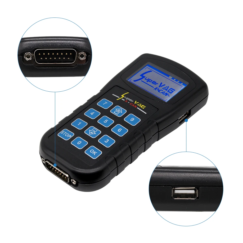 Супер VAG K + CAN V4.8 Super 4 8 инструмент для коррекции одометра сброса подушки
