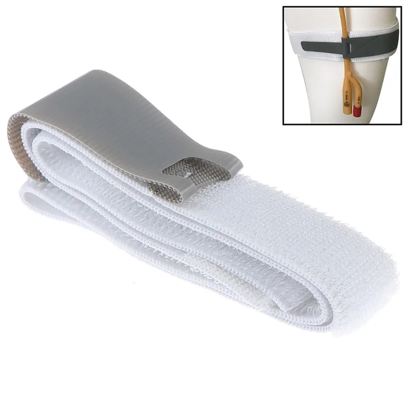 1 шт. держатель катетера для ремня эластичный регулируемый фиксация лента ног