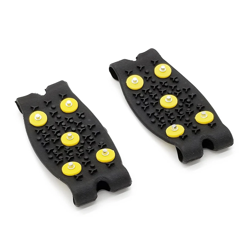 

5 Tooth Ice Snow Gripper Climbing Non Slip Spikes Grip Crampon Cleats Ice Gripper Stud Shoes Cover Spring Claw Crampon SER88