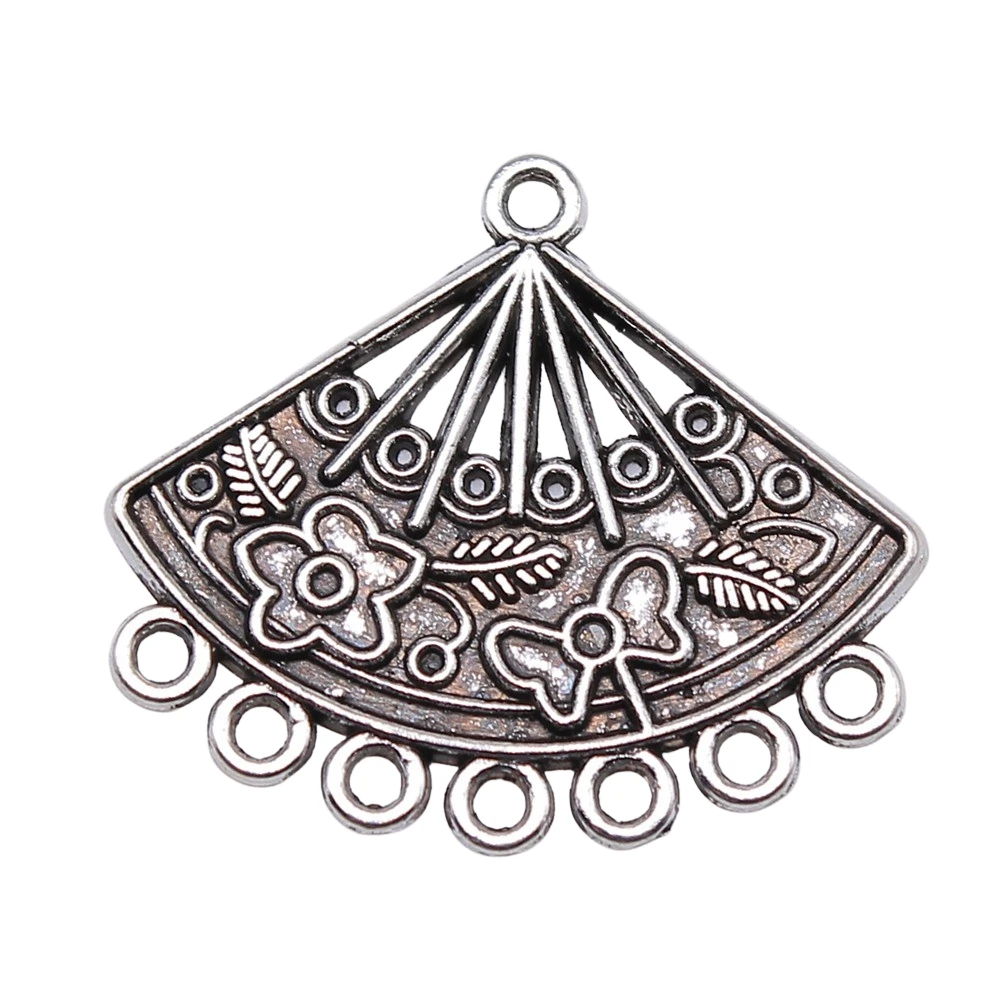 

WYSIWYG 10pcs 24x28mm Porous Earring Connector Charms Earring Connector Earring Connector Charms For Jewelry Making