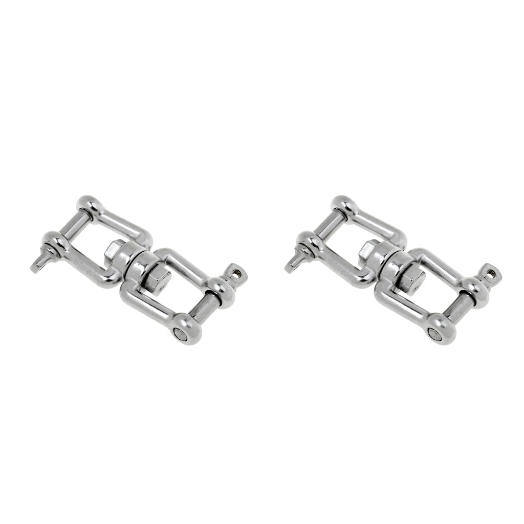 2 шт. M8 M10 нержавеющая сталь 304 лодка якорь соединитель вертлюжная челюсть морская