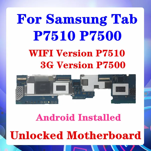 Для Samsung Galaxy Tab P7510 P7500 материнская плата 16 Гб WIFI версия 3G SIM карта установка на