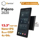 Автомагнитола Ownice, мультимедийный проигрыватель с радио, автомагнитола с возможностью поворота 1920*1080, экран 13,3 дюйма, под управлением Android 10,0, для Mitsubishi PAJERO 2020, Типоразмер 1DIN