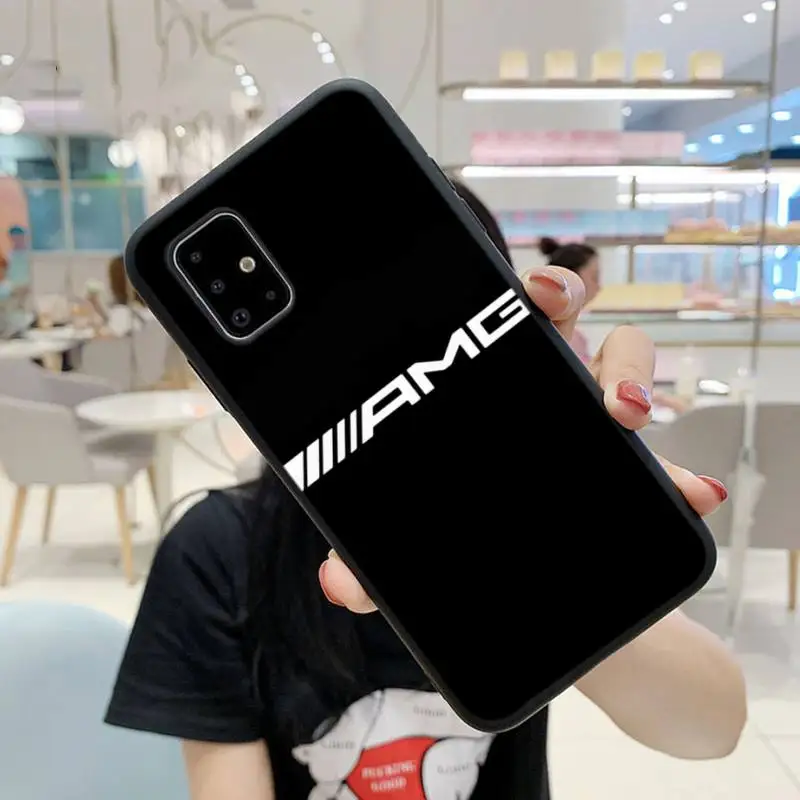 

Luxury Car Mercedes Benz Phone Case For Samsung S9 10 20Plus Note 7 8 9 10 10plus Pro J8 M30 31 A30s A71 AMG