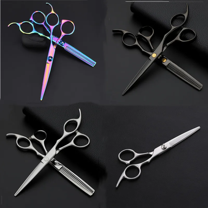 Professional Japan Stainless Steel 2 Pcs/Set Hair Scissors Cutting Barber Salon Haircut Thinning Shears Hairdressing Scissors